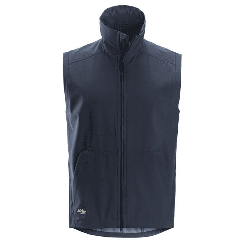 Snickers AllroundWork windproof softshell bodywarmer 4505, navy