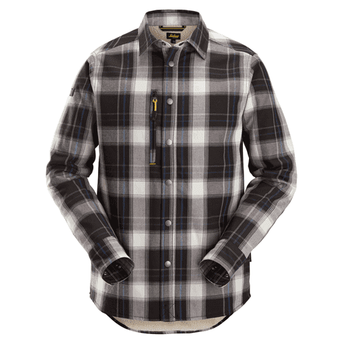 Snickers AllroundWork isolerend overhemd, black/bone white