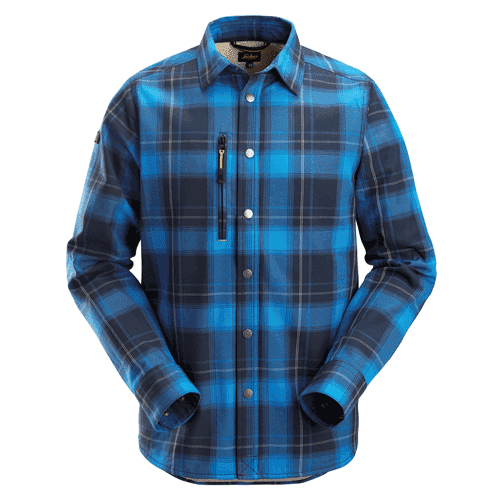 Snickers AllroundWork isolerend overhemd, true blue/navy
