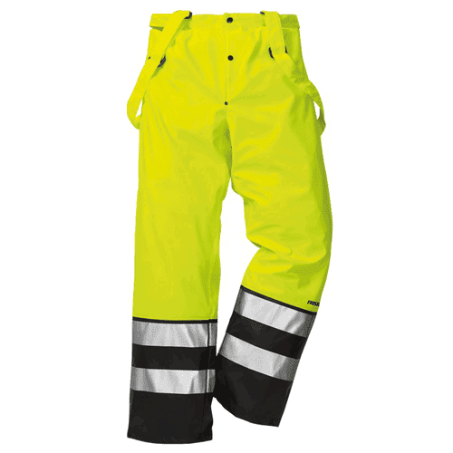 Fristads High Vis regenbroek 2526 RS, geel/zwart