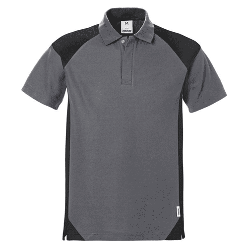 Fristads poloshirt 7047 PHV, grijs/zwart