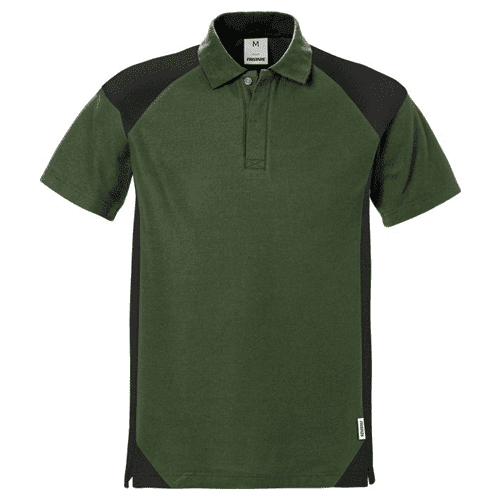 Fristads poloshirt 7047 PHV, legergroen/zwart