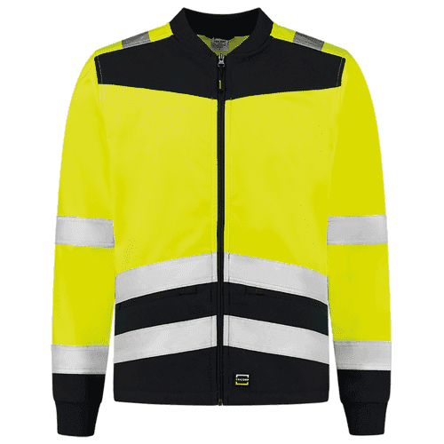 Tricorp softshell High Vis bicolor, fluor yellow-ink (403021)