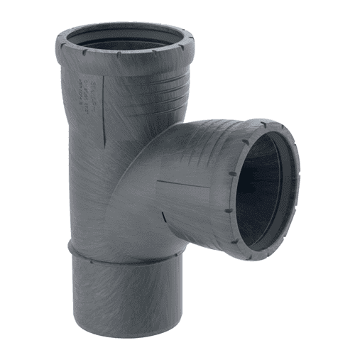 Geberit Silent-Pro stroom T-stuk 87,5gr