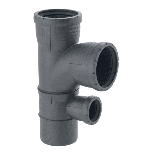 Geberit Silent-Pro gecombineerd stroom T-stuk 87,5gr