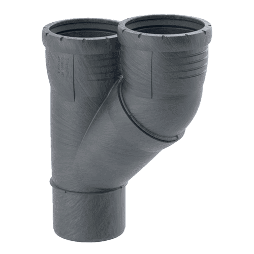 Geberit Silent-Pro parallel T-stuk 45gr