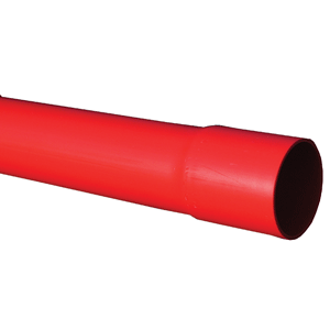 PVC kabelbeschermbuis, rood