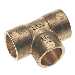 Bonfix messing T-stuk