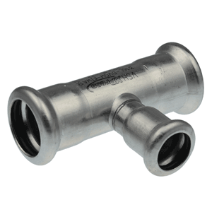 VSH XPress RVS verloop T-stuk, 3x pers
