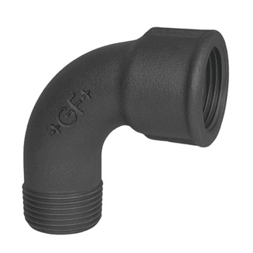 GF 1A malleable korte bocht 90gr (bi.dr. x bu.dr.)