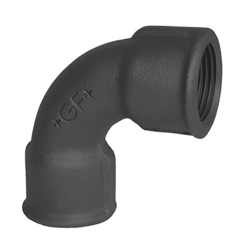 GF 2A malleable korte bocht 90gr (2x bi.dr.)