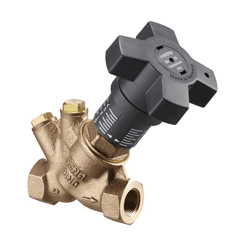 Oventrop Hydrocontrol VTR inregelafsluiter met blindpluggen, PN25