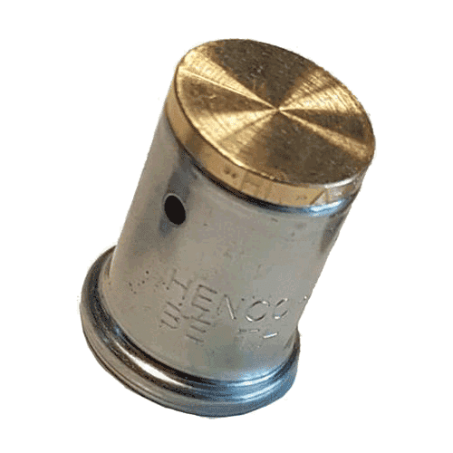 Henco messing afpersstop voor buis