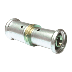 Henco, messing verloopsok 2x pers