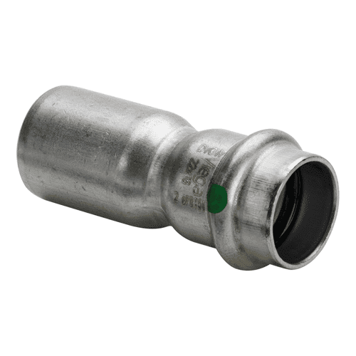 Sanpress Inox verloopsok met SC-Contur RVS, pers x insteek