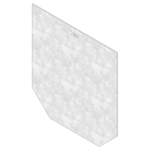 Hauraton Faserfix® S150 eindplaat gesloten