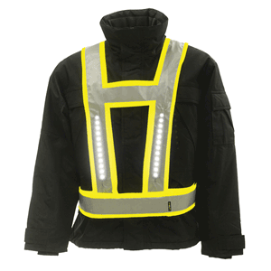 Waterdichte veiligheidshesjes met werkverlichting