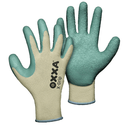 Werkhandschoen X-Grip, wit/groen