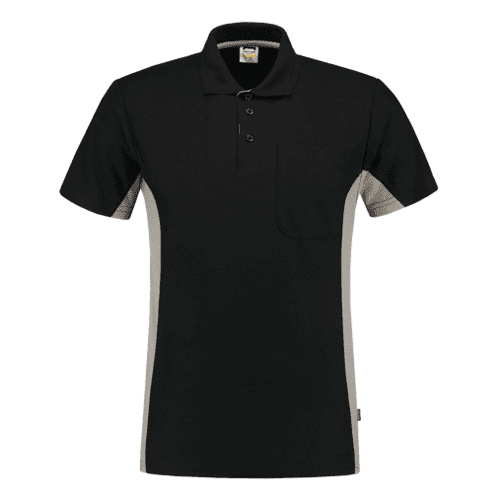 Tricorp poloshirt bi-color black - grey (TP2000)