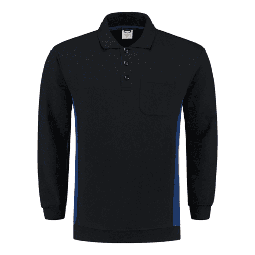 Tricorp polosweater bi-color navy - royalblue (TS2000)
