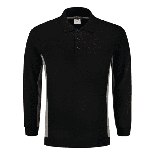 Tricorp polosweater bi-color black - grey (TS2000)