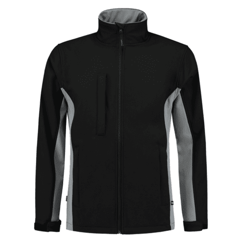 Tricorp softshell jack bi-color, black - grey (TJ2000)