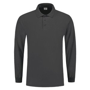 Tricorp poloshirt lange mouw, darkgrey (PPL180)