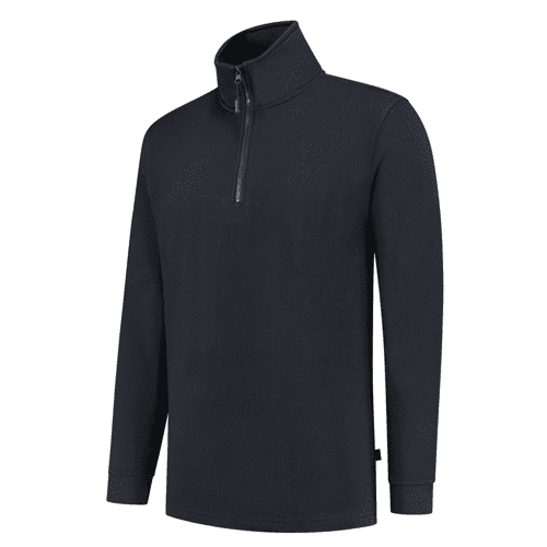 Tricorp sweater met ritskraag, navy (301010)